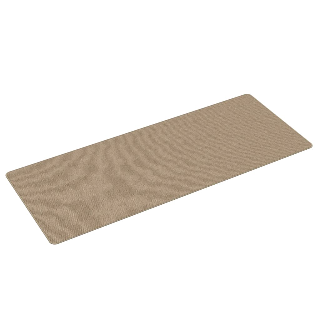 Vidaxx Teppichläufer 80x200 cm Sisaloptik sandfarben