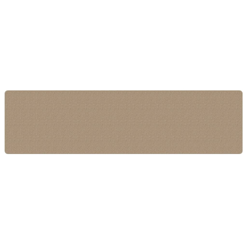 Vidaxx Teppichläufer 80x300 cm Sisaloptik sandfarben