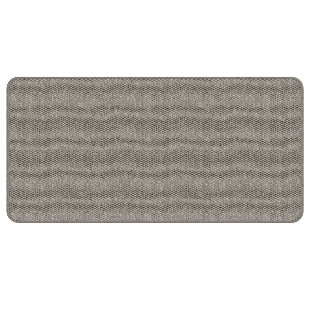 Vidaxx Teppichläufer 50x100 cm Sisaloptik silberfarben