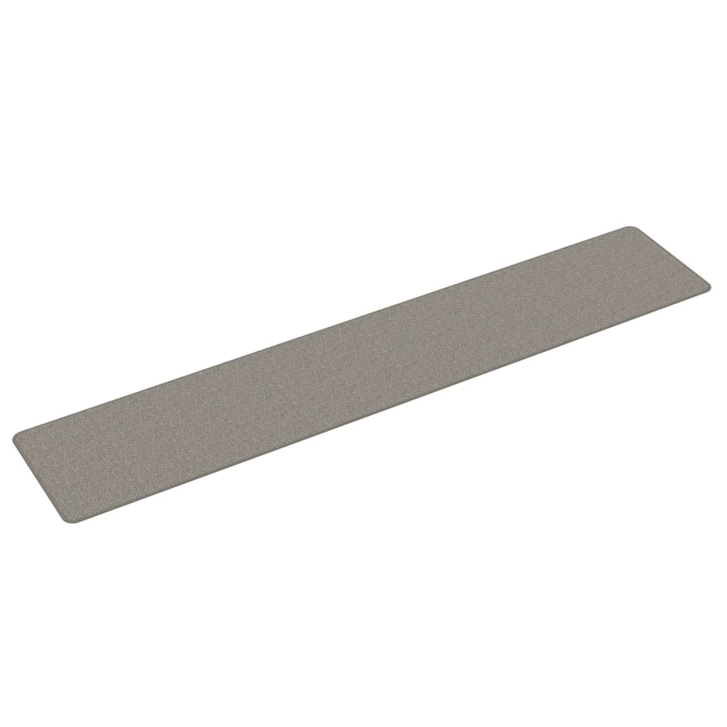 Vidaxx Teppichläufer 50x250 cm Sisaloptik silberfarben