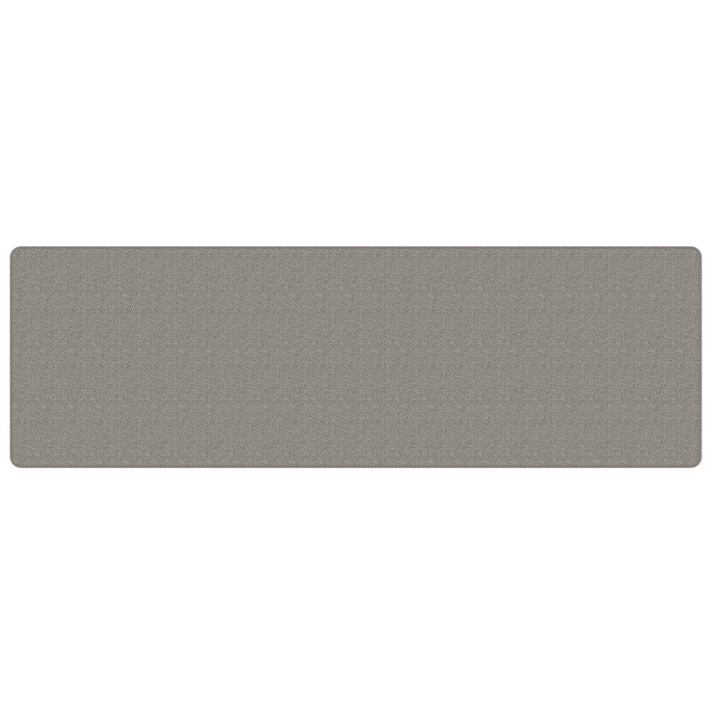 Vidaxx Teppichläufer 80x250 cm Sisaloptik silberfarben