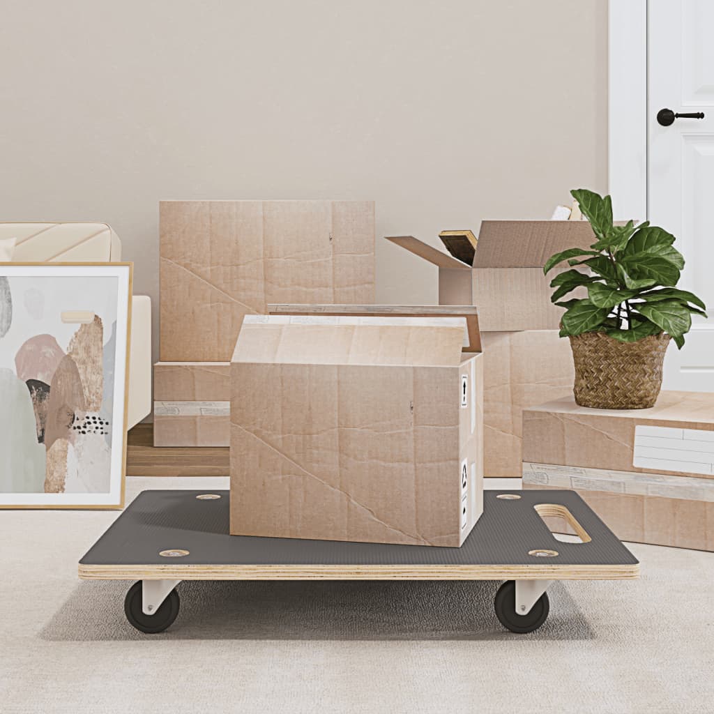 VidaXL Möbelhunde 2 Stück rechteckig 250 kg 80x55x11,5 cm