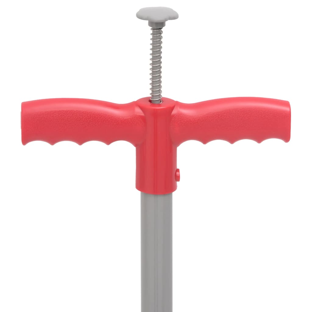 Vidaxxl Unkrautstecher 93,5 cm pulverbeschichteter Stahl rot und grau