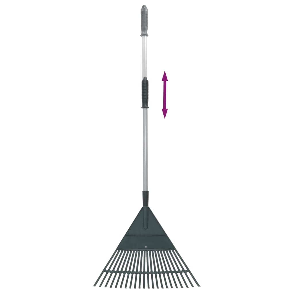 Vidaxx Laubrechen 155,5 cm PP dunkelgrün