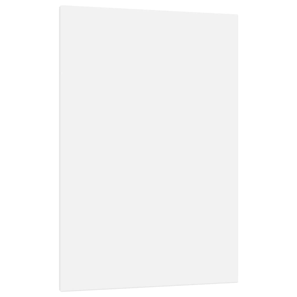 VidaXL Canvas-Tücher 12 Stk. Stoff und massives Kiefernholz weiß