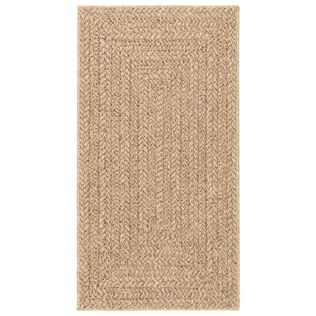 VidaXL-Teppich Zizur für drinnen und draußen, 80 x 150 cm, Jute-Optik