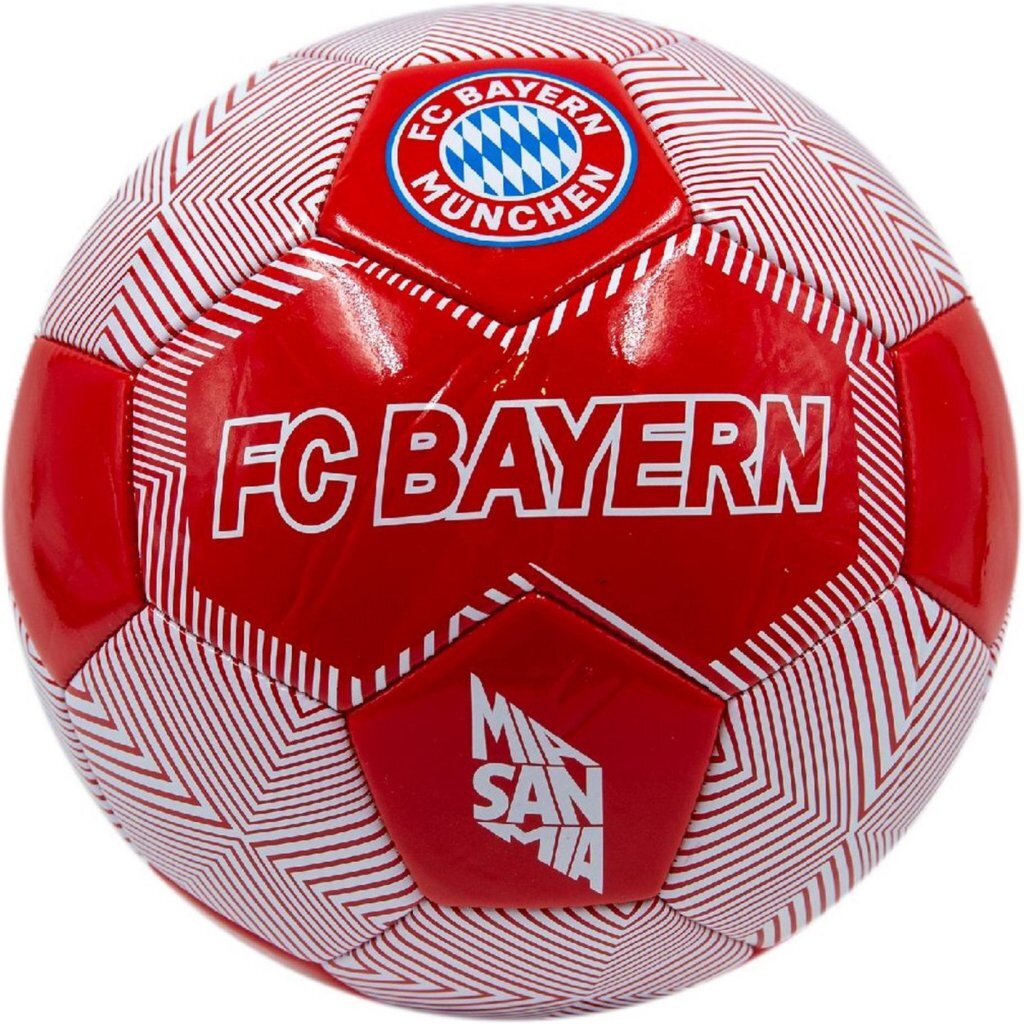 Fußball Bayern München Größe 5 rot weiß