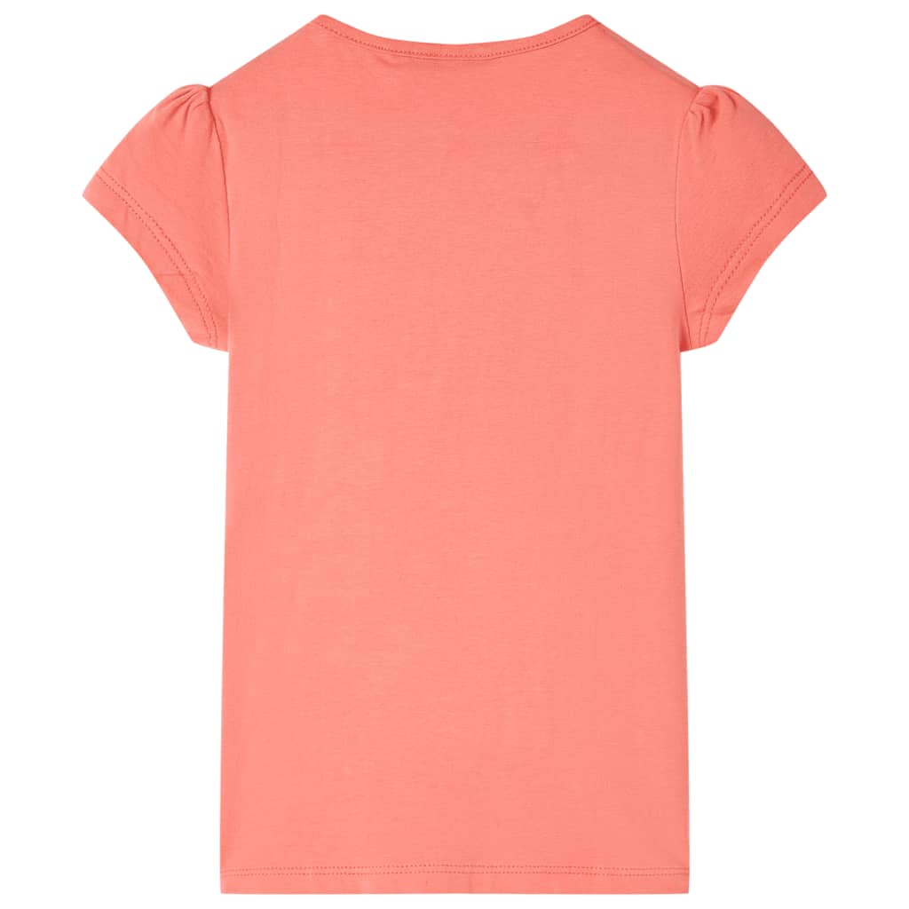 VidaXL Kindershirt 104 korallenfarben