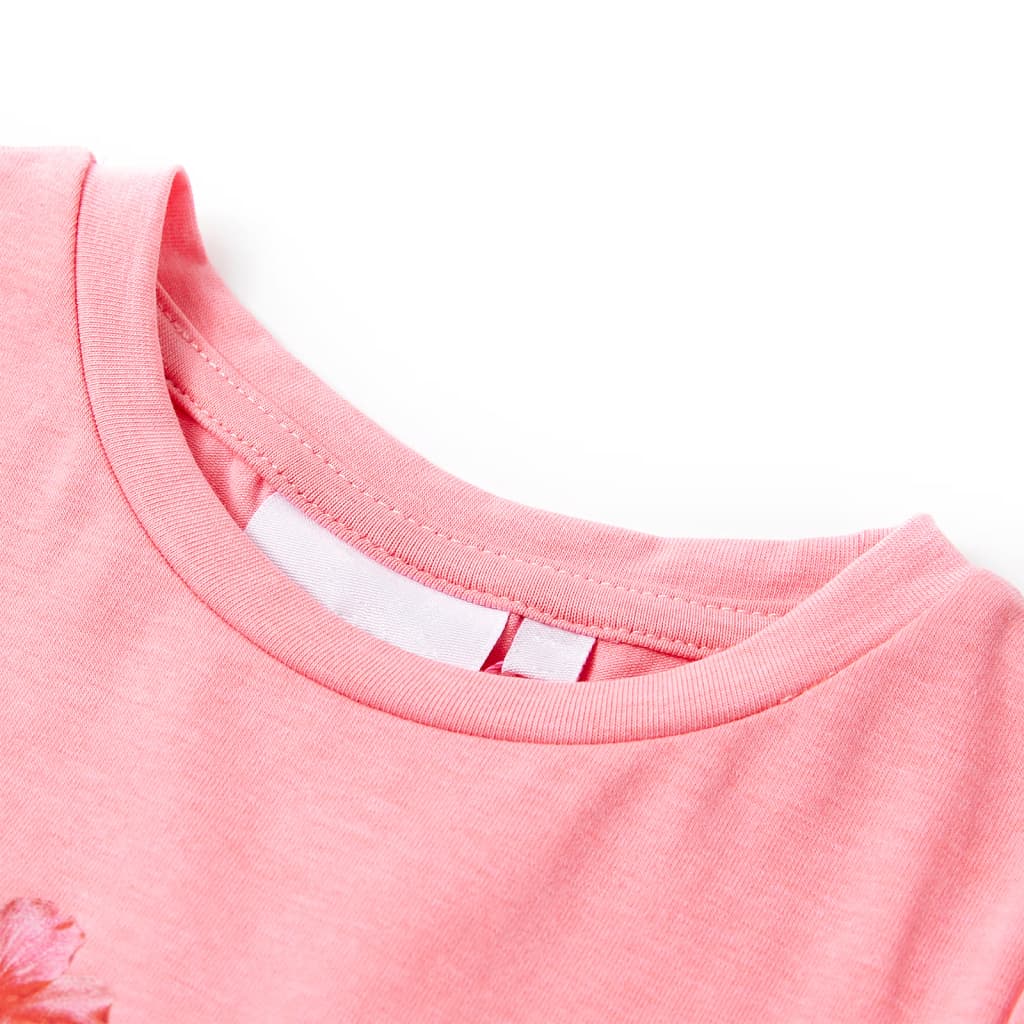 VidaXL Kindershirt 140 neonpink