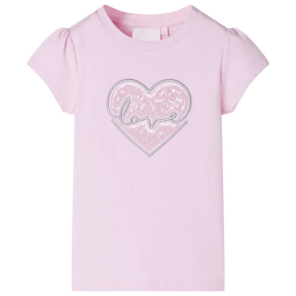 VidaXL Kindershirt 116 hellrosa
