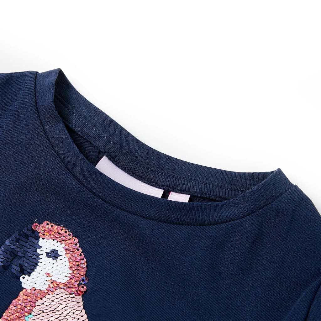 VidaXL Kinderhemd 116 Marineblau