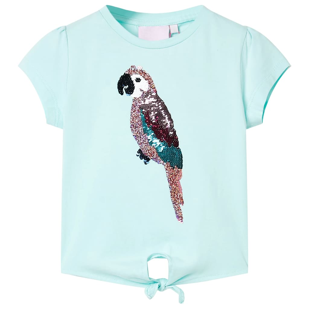 VidaXL Kindershirt 140 Hellseeblau