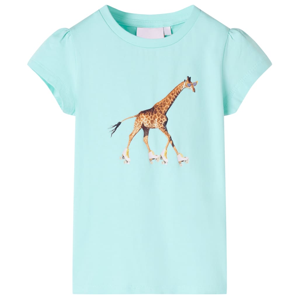 VidaXL Kindershirt 140 Hellseeblau