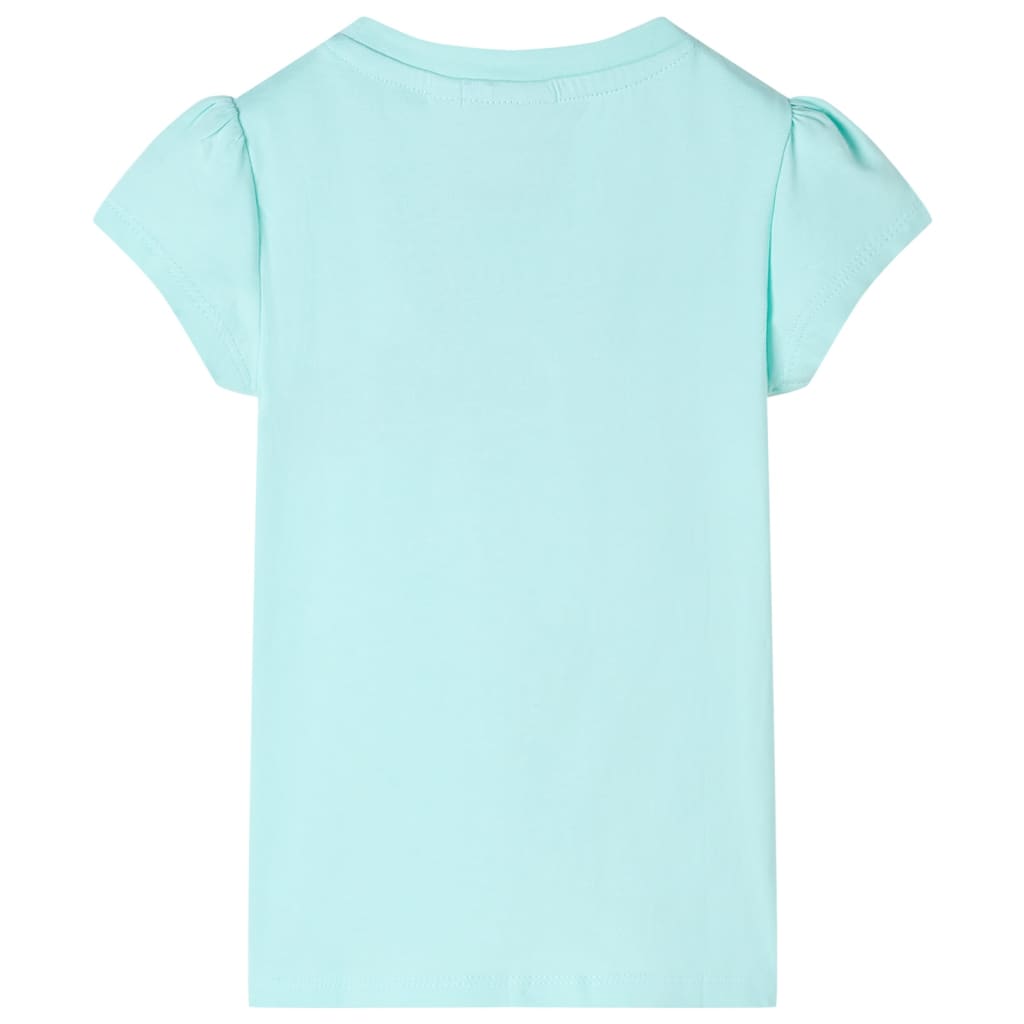 VidaXL Kindershirt 140 Hellseeblau