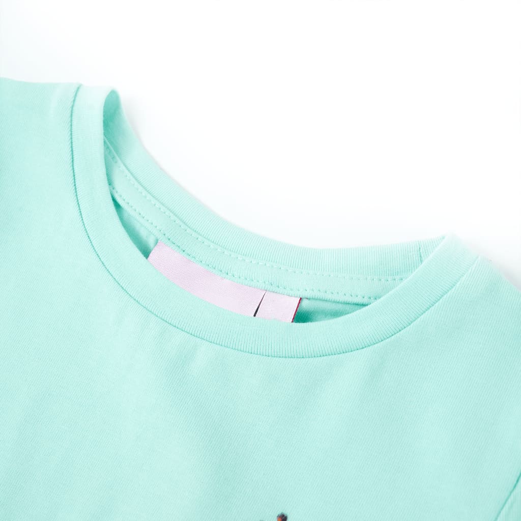 VidaXL Kindershirt 140 Hellseeblau