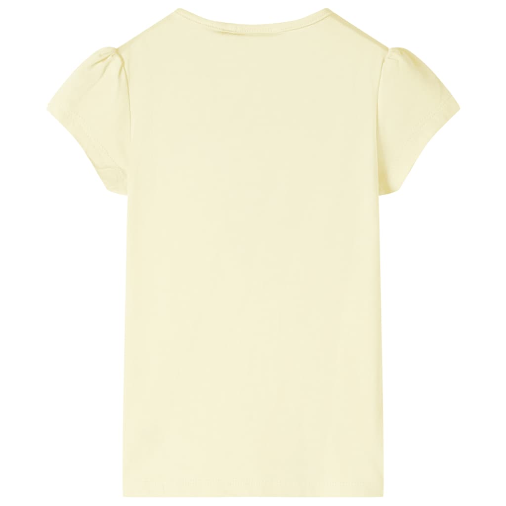 VidaXL Kindershirt 140 zartgelb