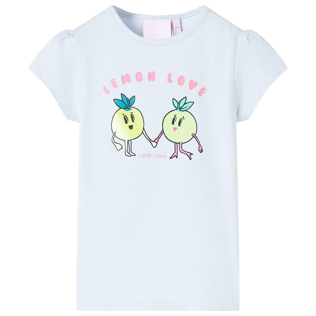 VidaXL Kindershirt 128 Hellblau