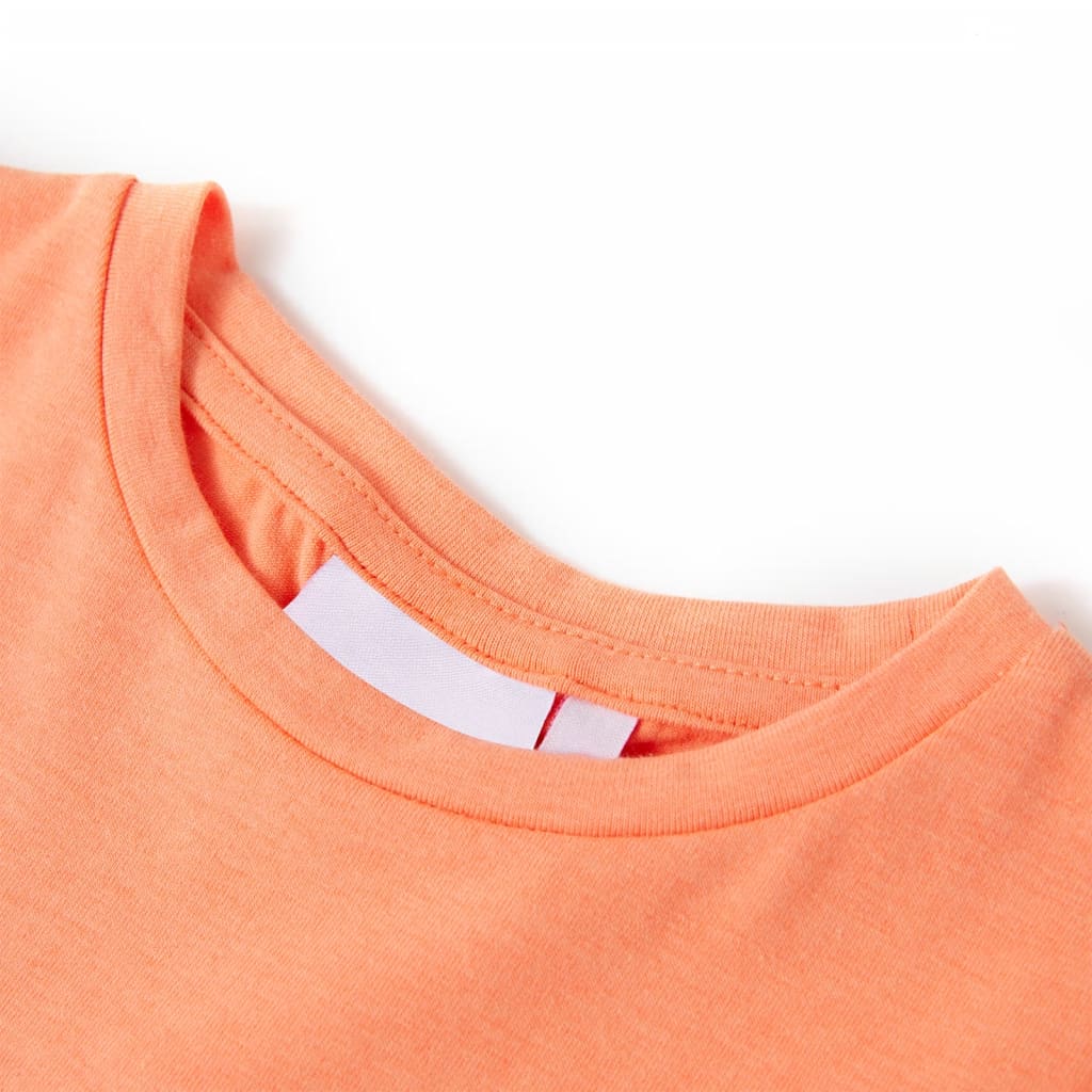VidaXL Kindershirt mit Flügelärmeln 140 neonorange