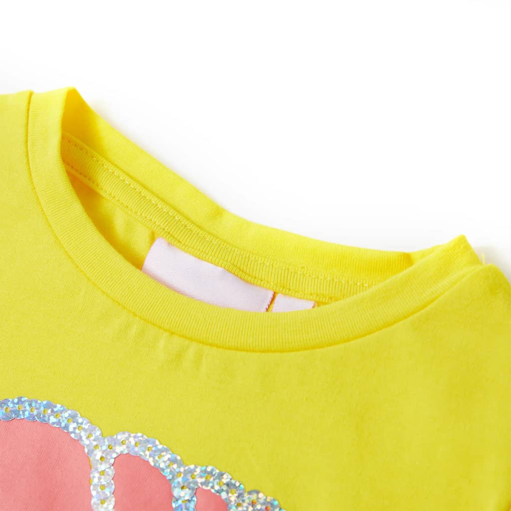 VidaXL Kindershirt 140 Gelb