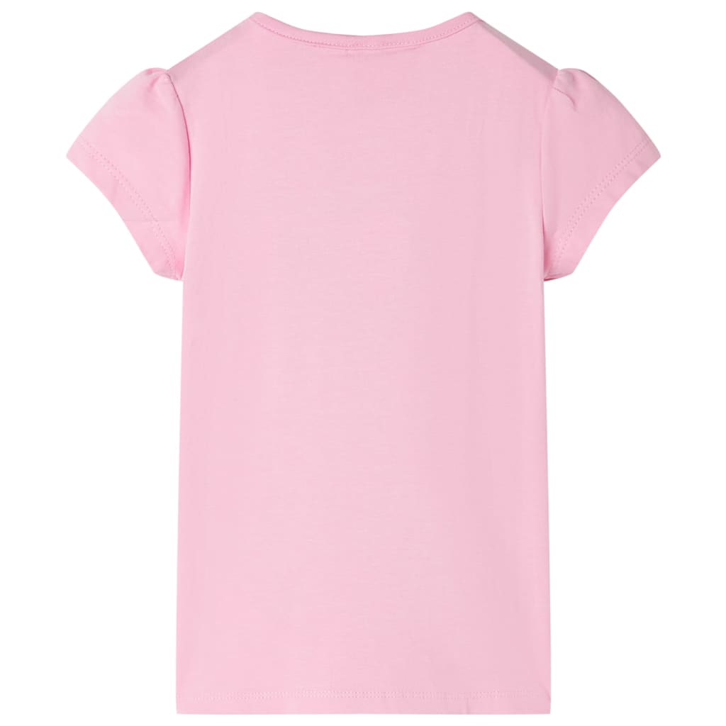 VidaXL Kindershirt 92 leuchtendes Rosa