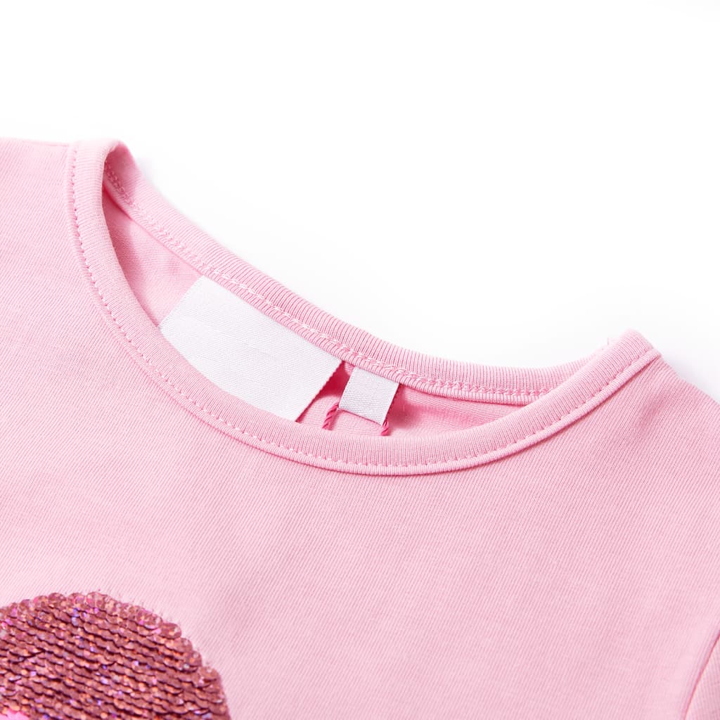 VidaXL Kindershirt 104 leuchtendes Rosa