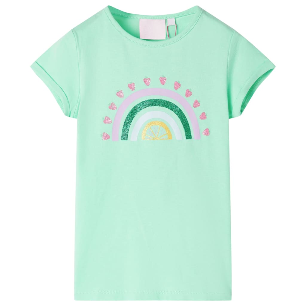 VidaXL Kindershirt 116 leuchtend grün
