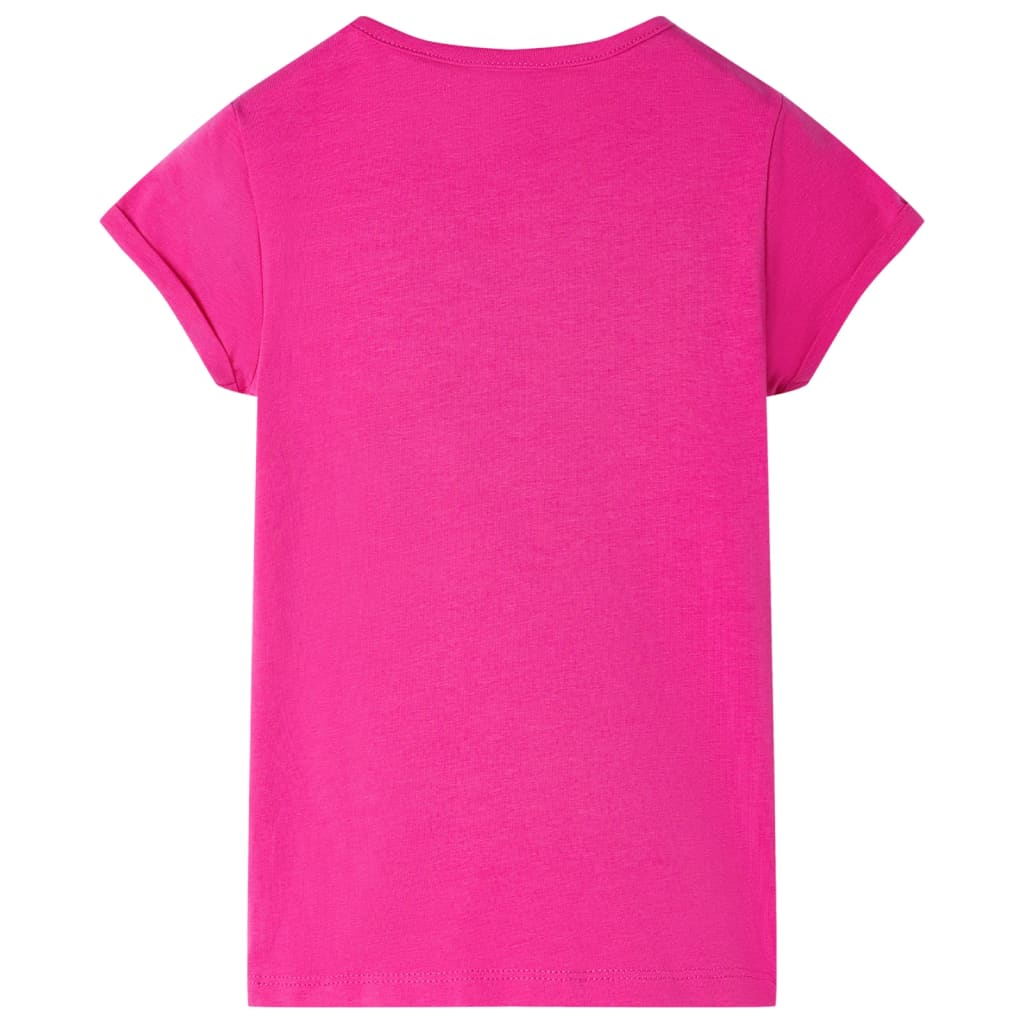 VidaXL Kindershirt 140 Dunkelrosa