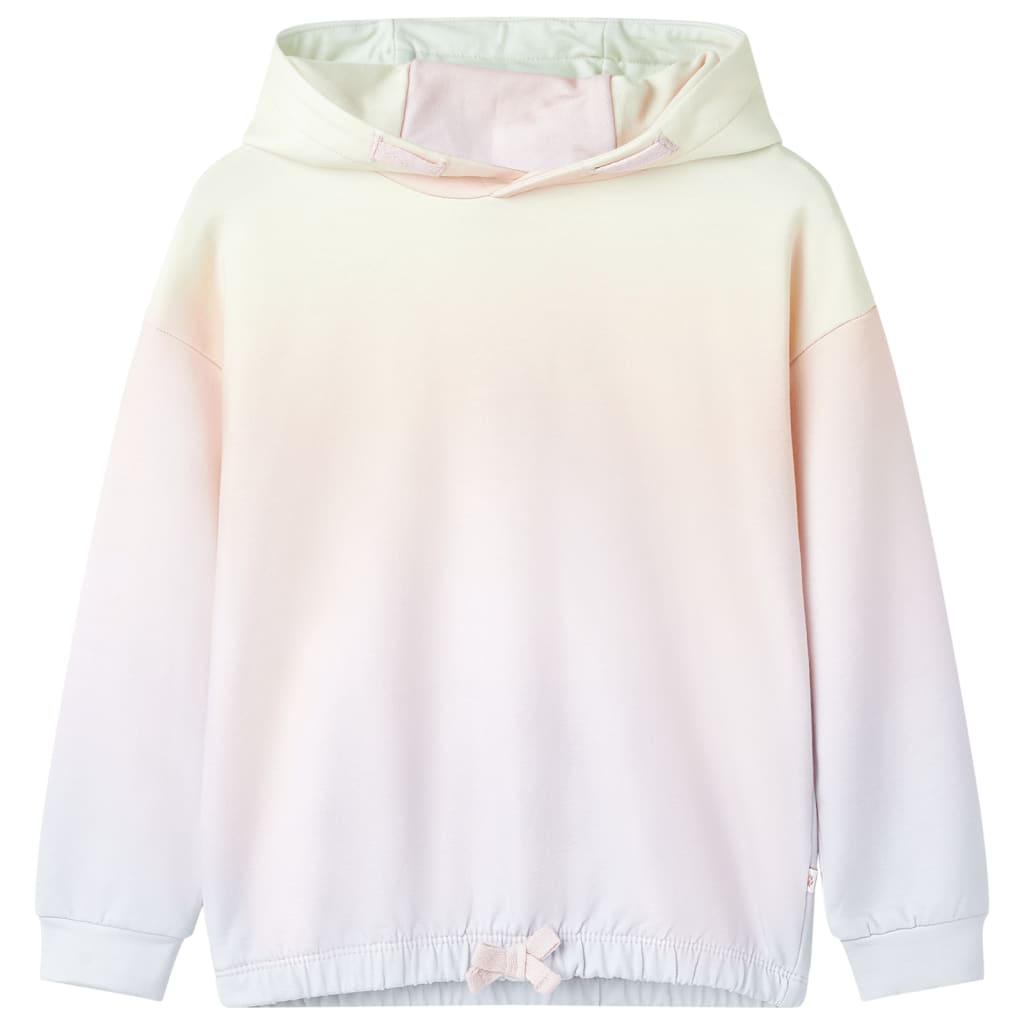 VidaXL Kinderpullover mit Kapuze 128 Sterne Weiß