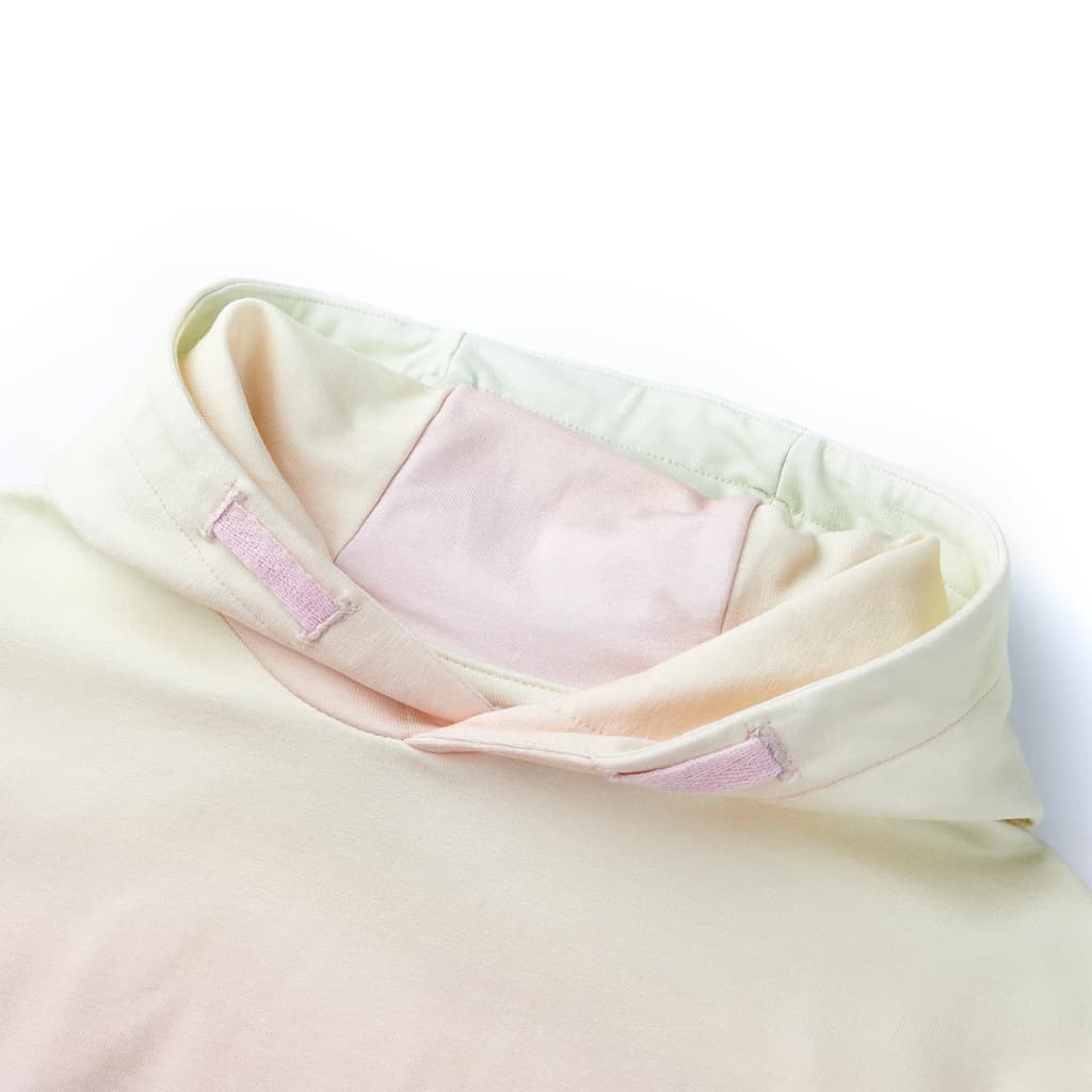 VidaXL Kinderpullover mit Kapuze 128 Sterne Weiß