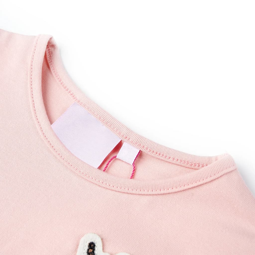 VidaXL Kindershirt 128 hellrosa
