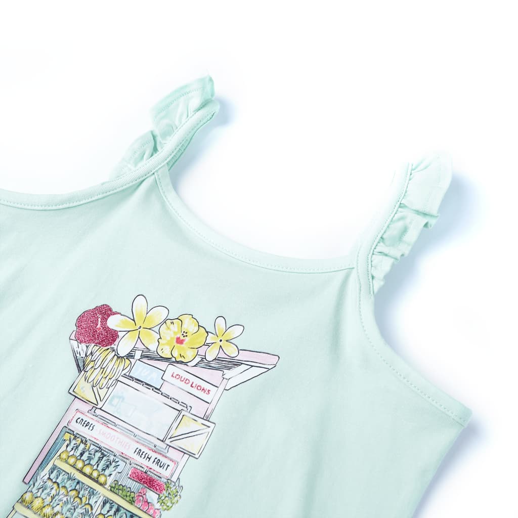 VidaXL Kinder-Top 140 helles Mint