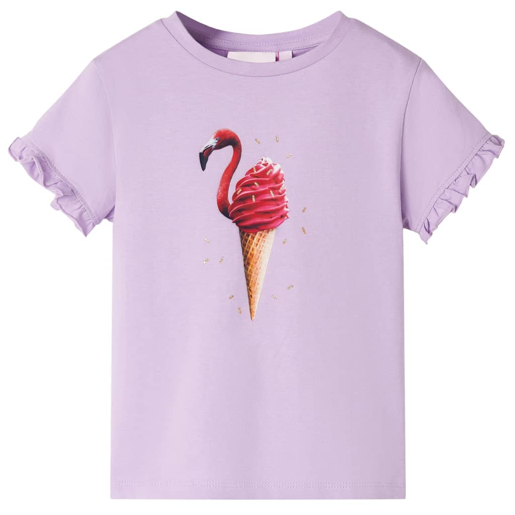 VidaXL Kindershirt 128 Flieder