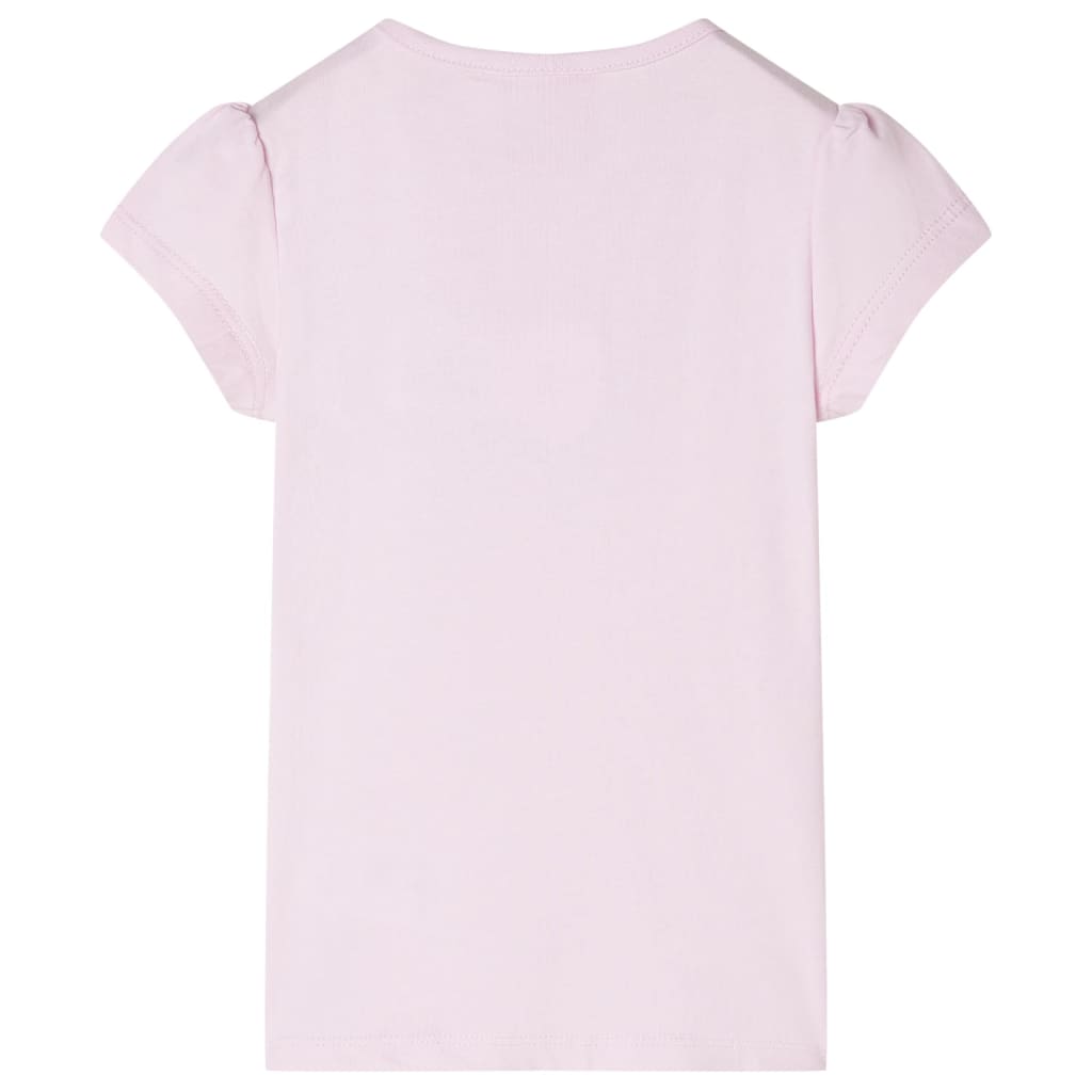 VidaXL Kindershirt mit Flügelärmeln 128 zartrosa