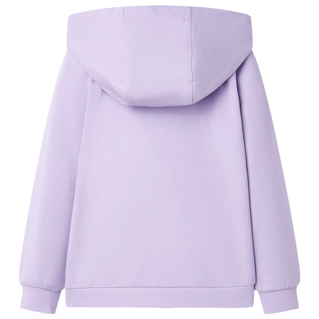 VidaXL Kinderstrickjacke mit Kapuze 116 Flieder