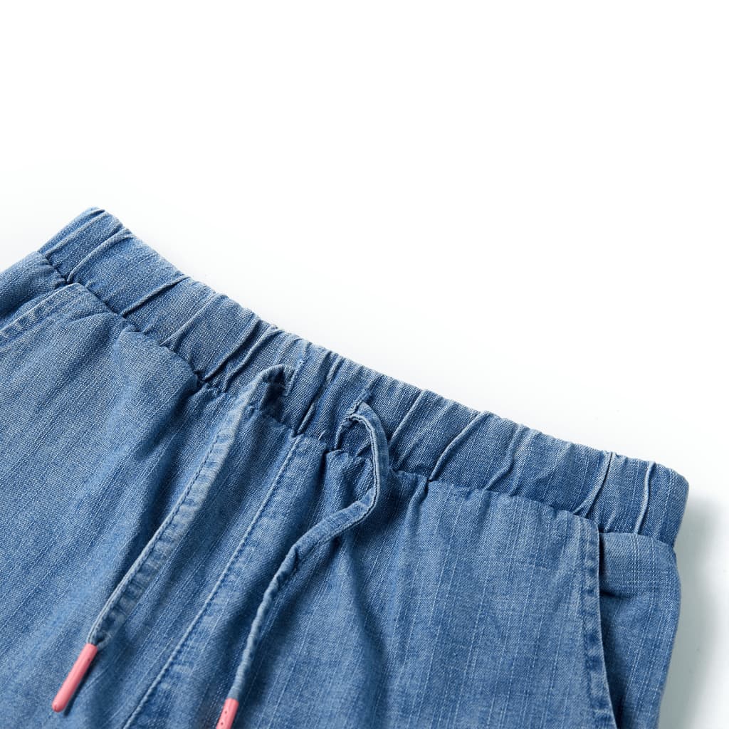 VidaXL Kindershorts 104 Jeansblau