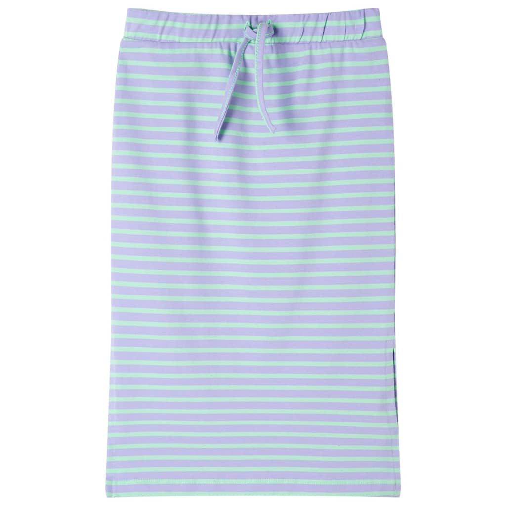 VidaXL Kinderrock gerade mit Streifen 140 leuchtendes Mint
