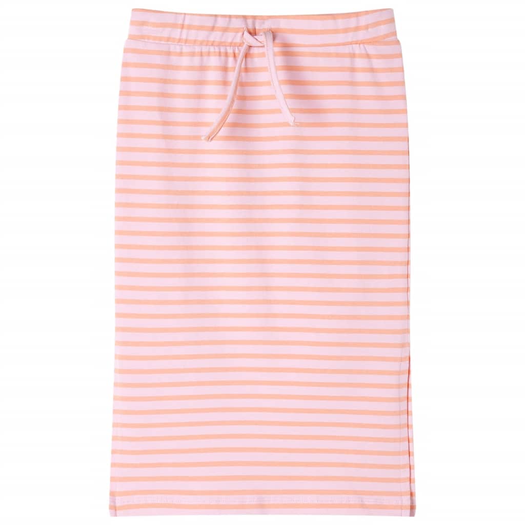 VidaXL Kinderrock gerade mit Streifen 104 Rosa
