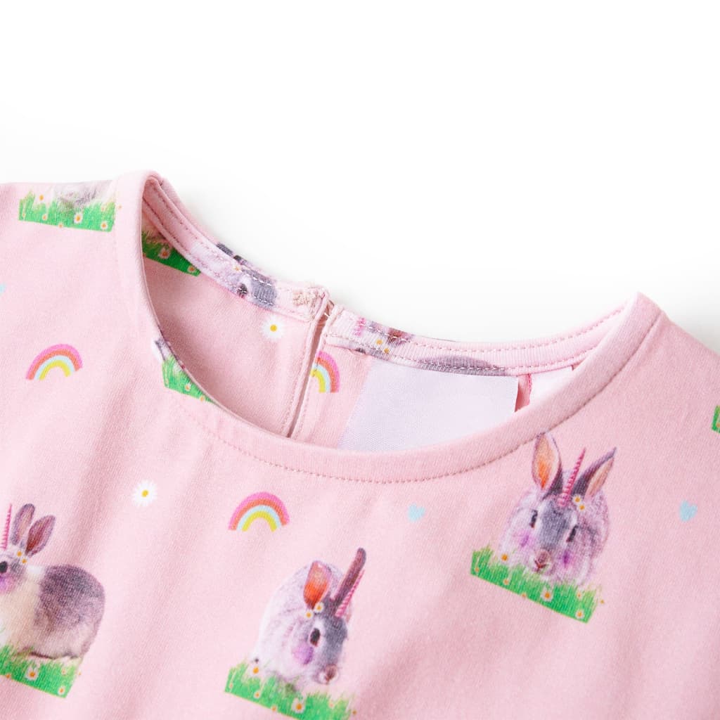 VidaXL Kinderkleid 104 hellrosa