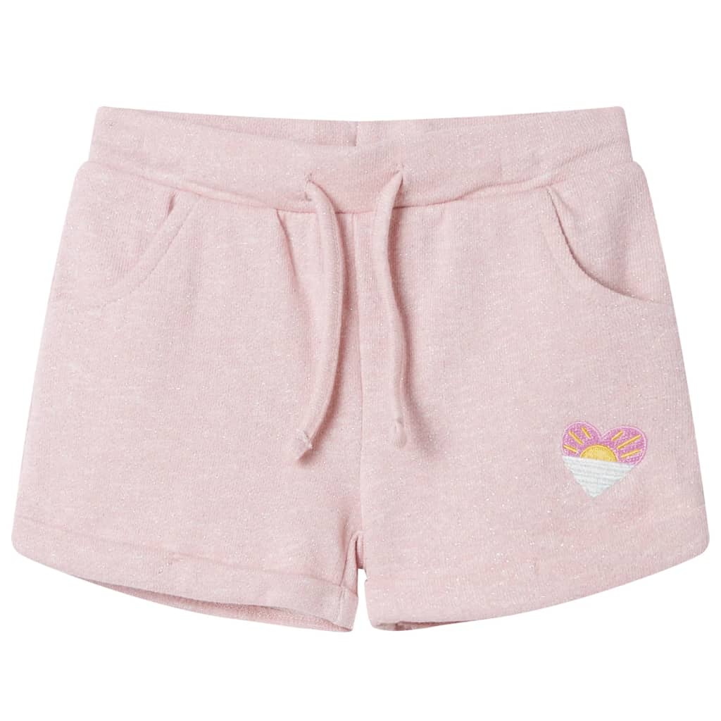 VidaXL Kindershorts mit Kordelzug 92 hellrosa gemischt