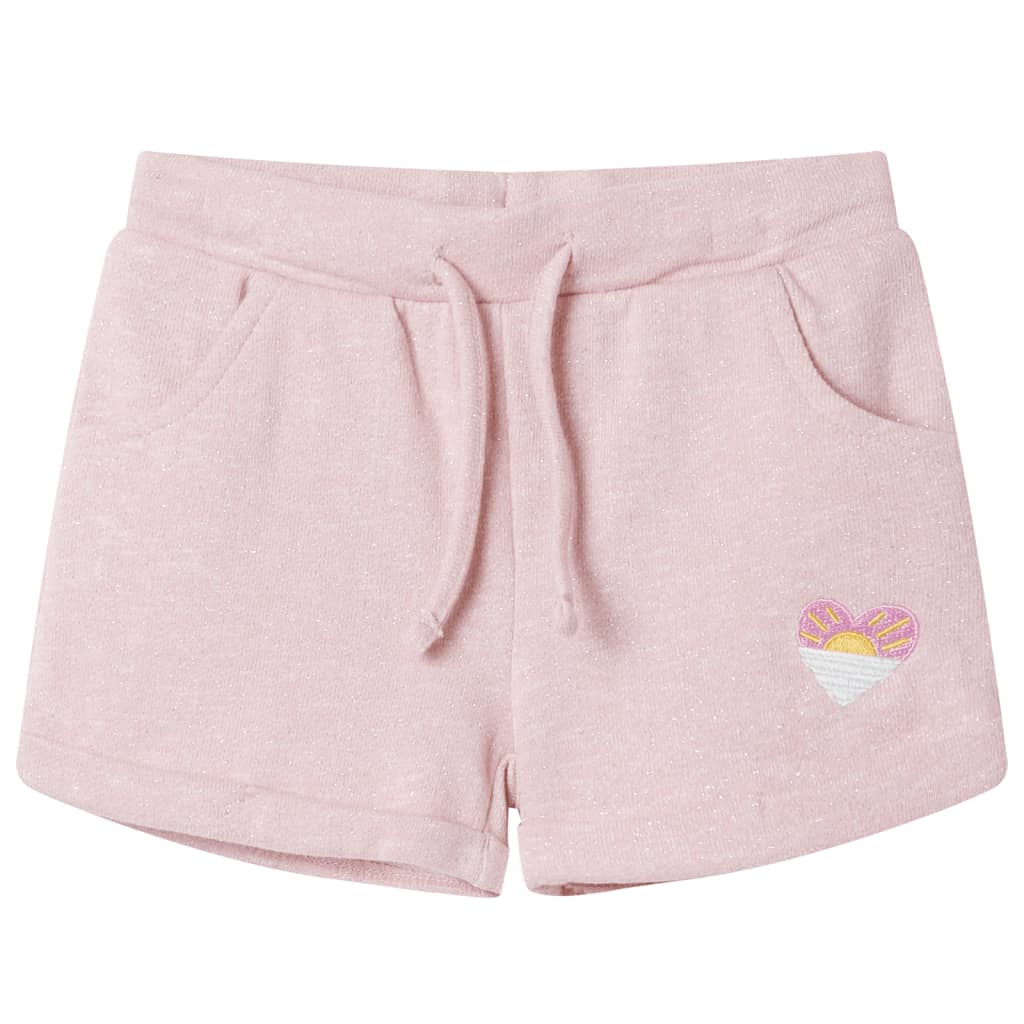 VidaXL Kindershorts mit Kordelzug 116 hellrosa gemischt
