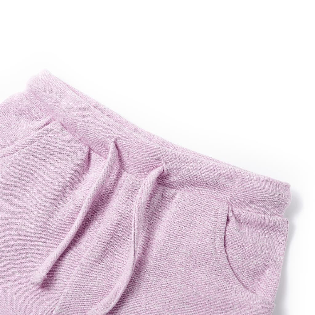 Vidaxl kindershorts met trekkoord 116 gemengd lila