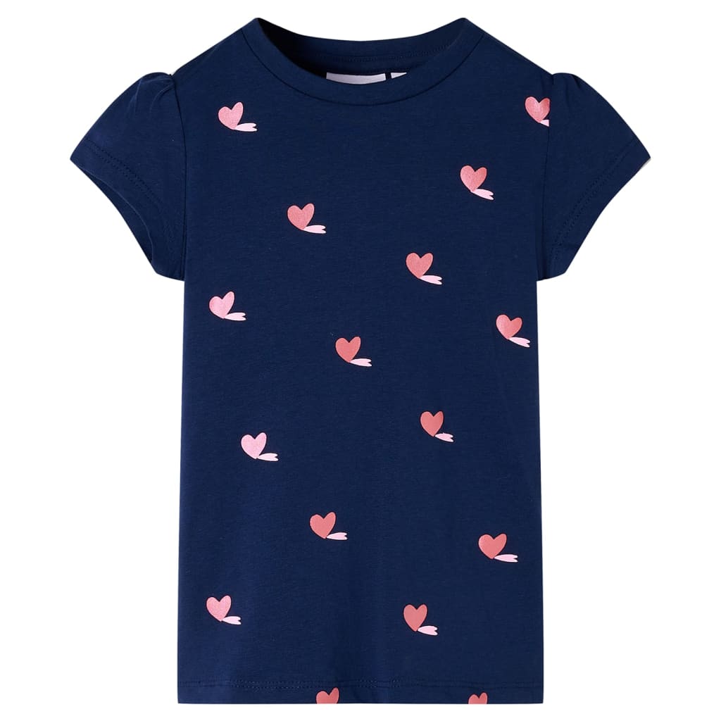 VidaXL Kinderhemd 116 Marineblau