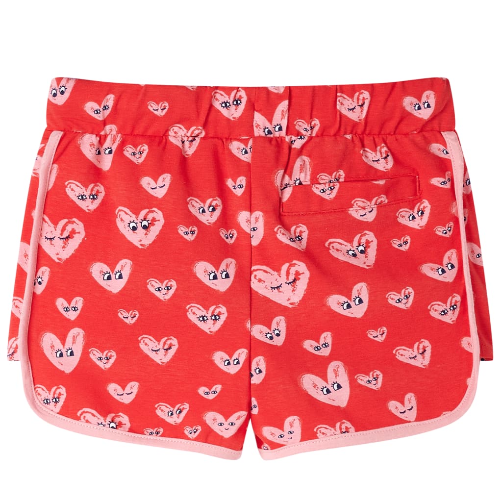 VidaXL Kindershorts mit Kordelzug 104 rot