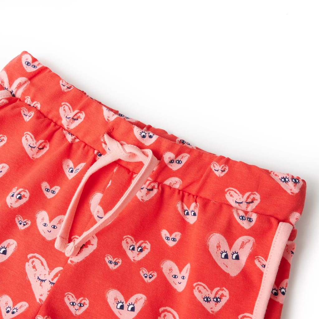 VidaXL Kindershorts mit Kordelzug 104 rot