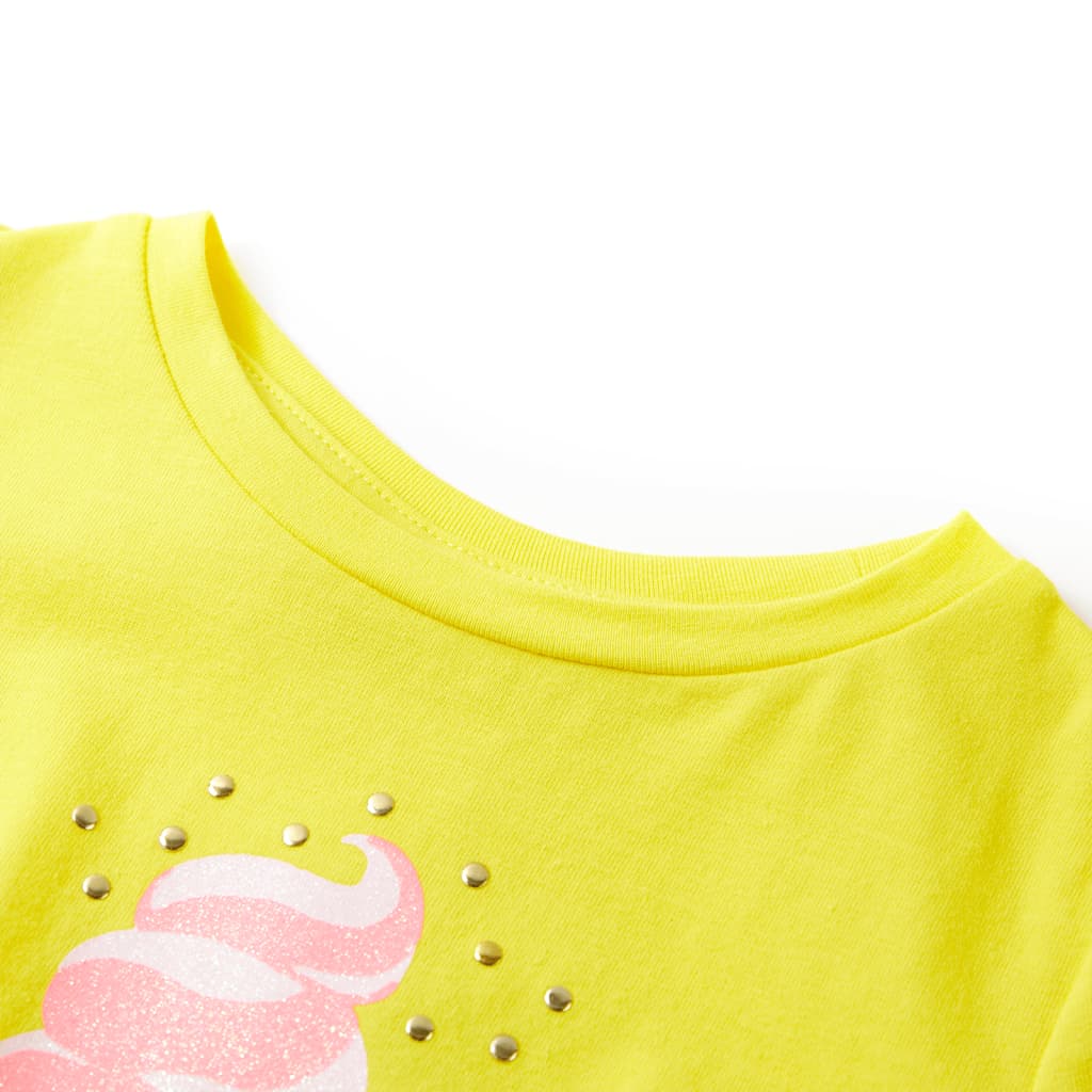 VidaXL Kindershirt 128 Gelb