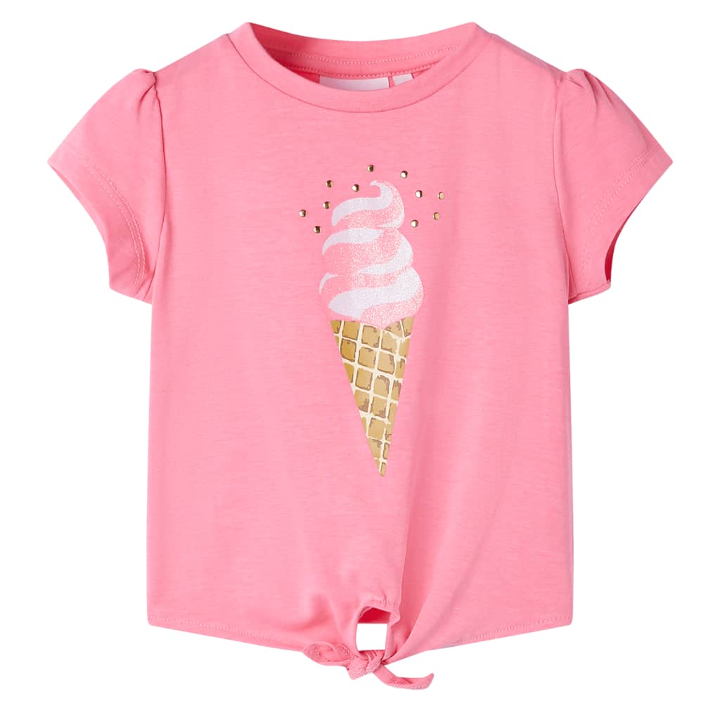 VidaXL Kindershirt 116 fluoreszierendes leuchtendes Rosa