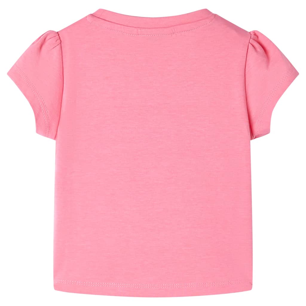 Vidaxl Kindershirt 140 fluoreszierendes leuchtendes Pink