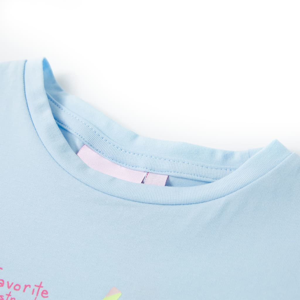VidaXL Kindershirt 116 Soft Blue