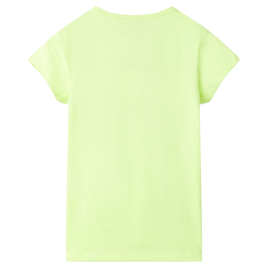 VidaXL Kindershirt 140 fluoreszierendes Gelb