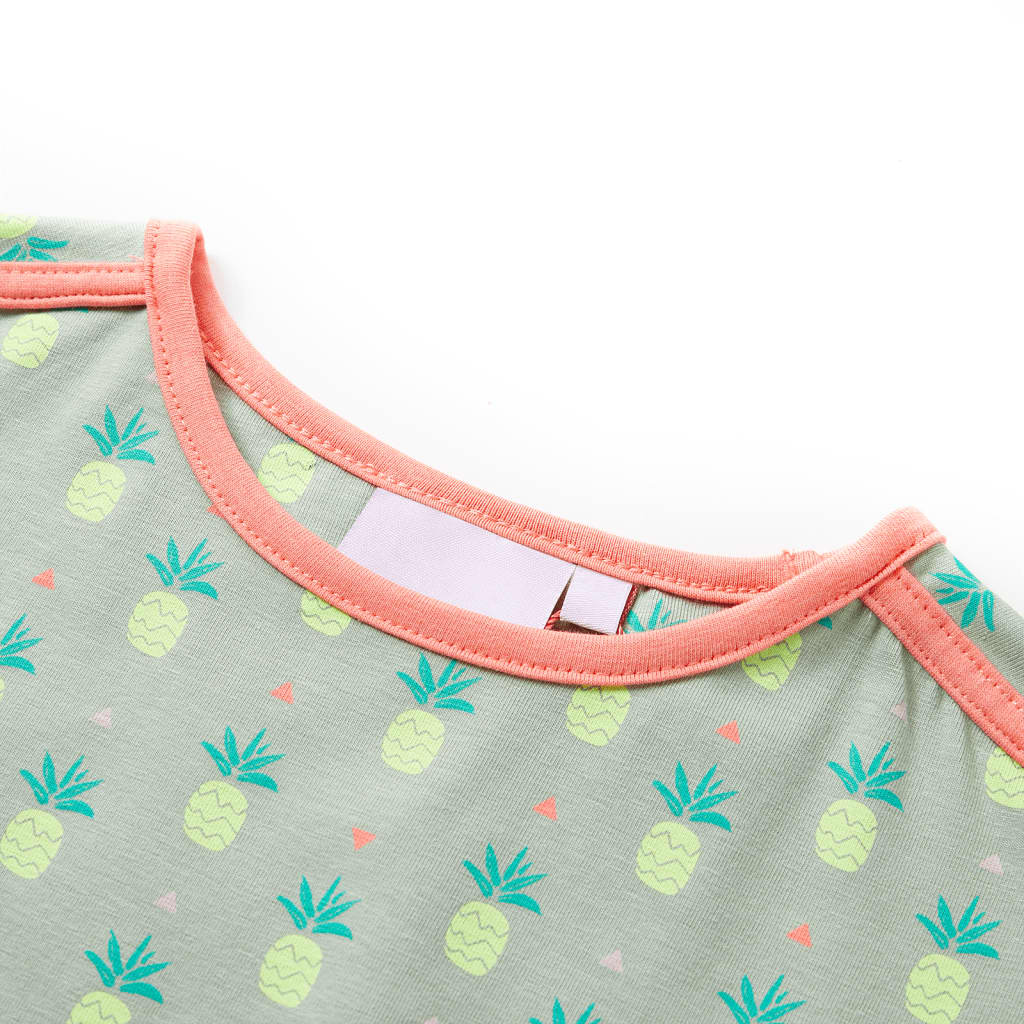 VidaXL Kinderkleid 128 altminze